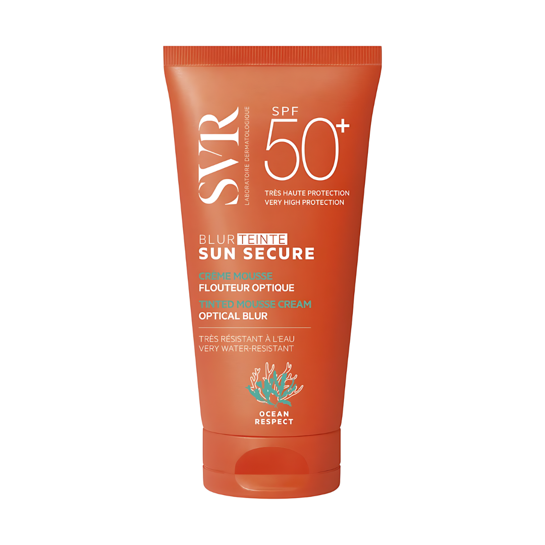 Slika proizvoda SVR Sun Secure Blur Rose tonirana krema za lice sa zaštitom SPF50+ iz online apoteke Moja Farmacija - BIH