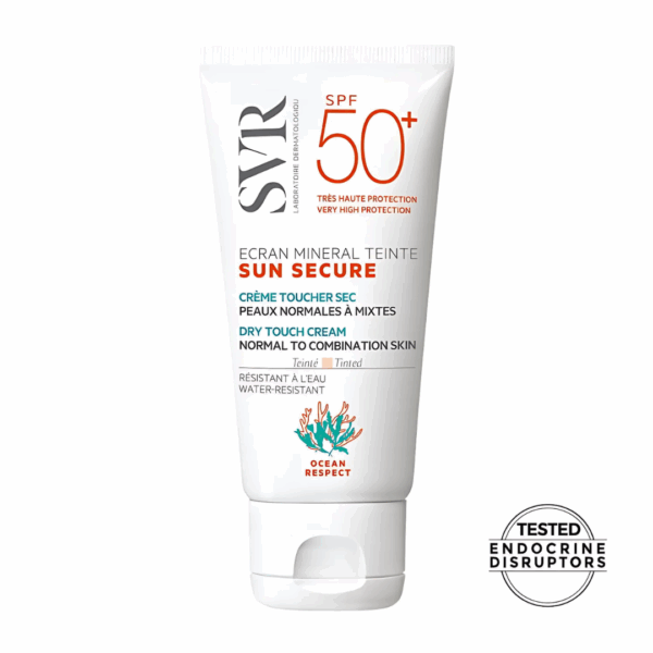 Slika proizvoda SVR Sun secure ecran mineralna krema u boji SPF50+ / normalna do mješovita koža iz online apoteke Moja Farmacija - BIH