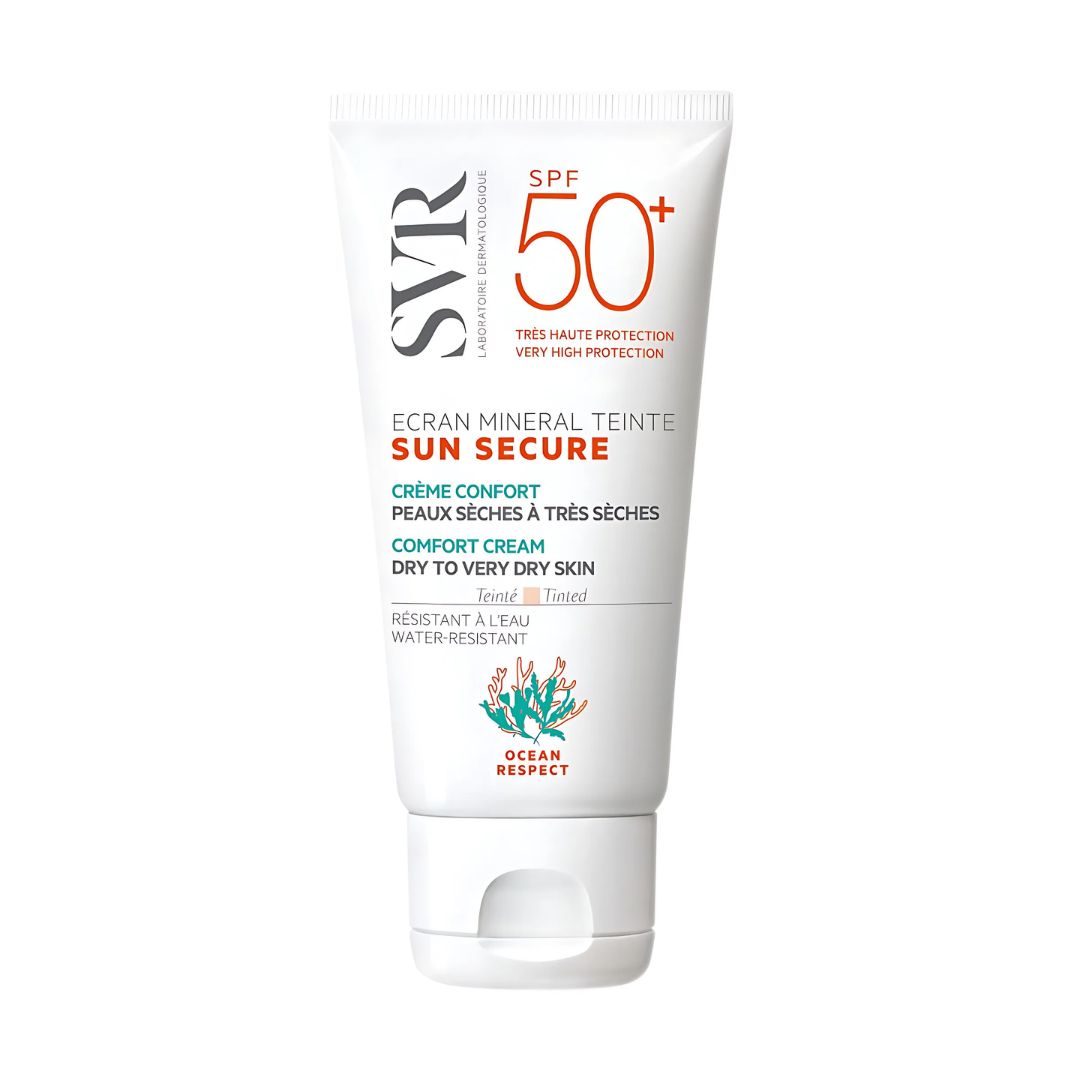 Slika proizvoda SVR Sun secure ecran mineralna tonirana krema SPF50+ / suha do vrlo suha koža iz online apoteke Moja Farmacija - BIH