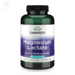 SWANSON Magnesium Lactate 84 mg bočica od 120 kapsula – nježni oblik magnezija za visoku apsorpciju.