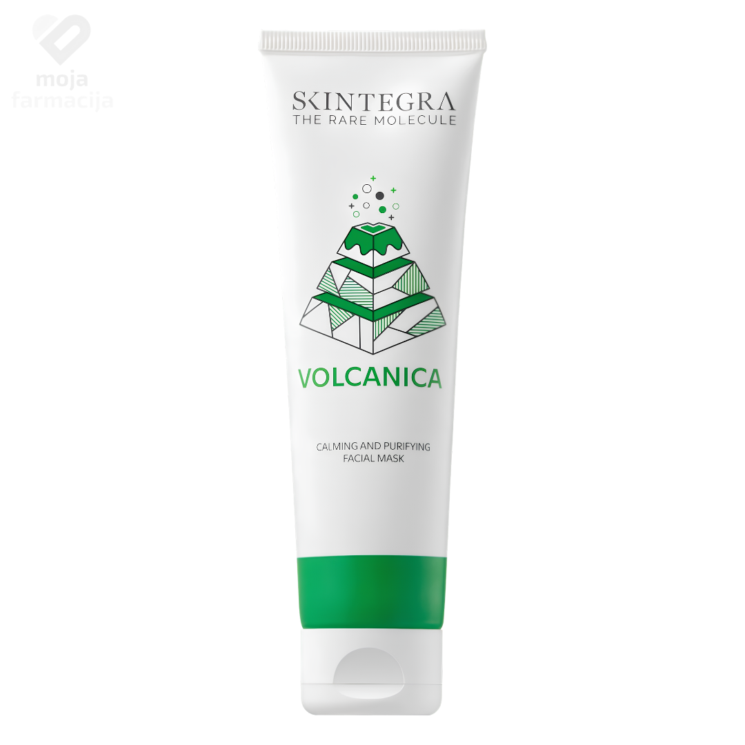 Skintegra Volcanica kremasta maska od gline i termalnog blata u pakiranju od 100ml, namijenjena za čišćenje pora i masne kože lica.