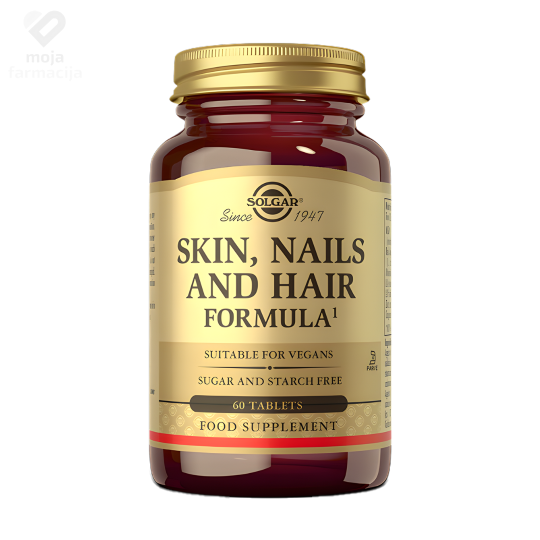Solgar Skin Nails and Hair tablete sa MSM-om i cinkom za zdravlje kože i noktiju