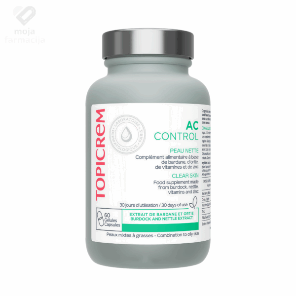 Slika proizvoda TOPICREM AC Control Clear Skin kapsule za problematičnu kožu iz online apoteke Moja Farmacija - BIH