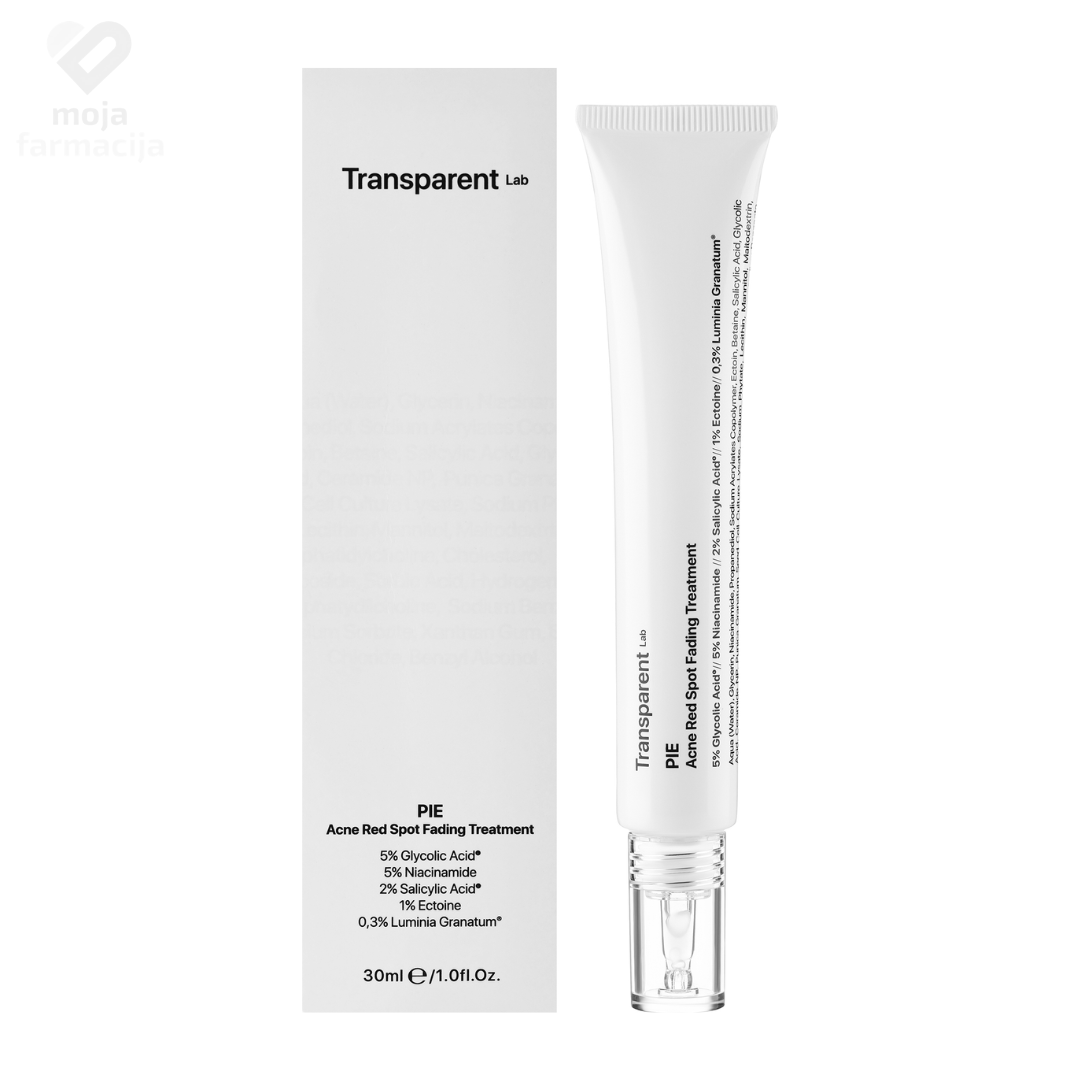 Transparent Lab PIE tretman za crvene mrlje na licu sa glikolnom kiselinom i ektoinom