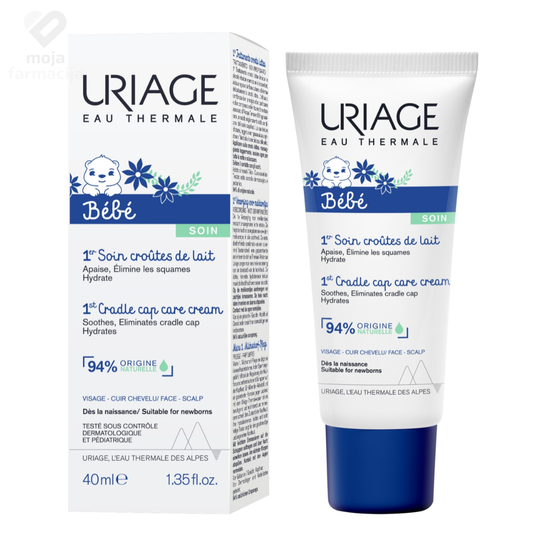 URIAGE Baby 1st krema protiv tjemenjače za bebe i novorođenčad 40ml