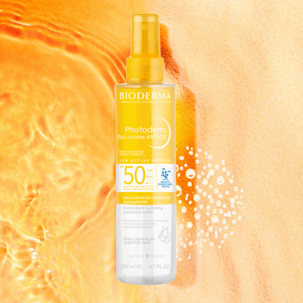 Slika proizvoda BIODERMA Photoderm Eau Solaire ANTI-OX SPF50 zaštitna voda 200ml iz online apoteke Moja Farmacija - BIH