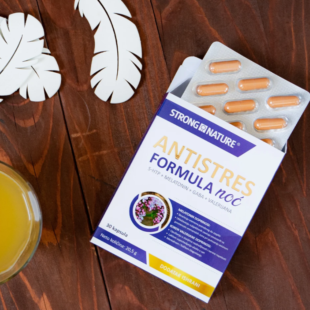 Slika proizvoda STRONG NATURE Antistres formula noć iz online apoteke Moja Farmacija - BIH