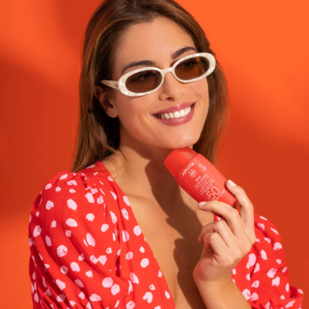 Slika proizvoda APIVITA Bee Sun Safe Dry touch fluid SPF50 50ml iz online apoteke Moja Farmacija - BIH