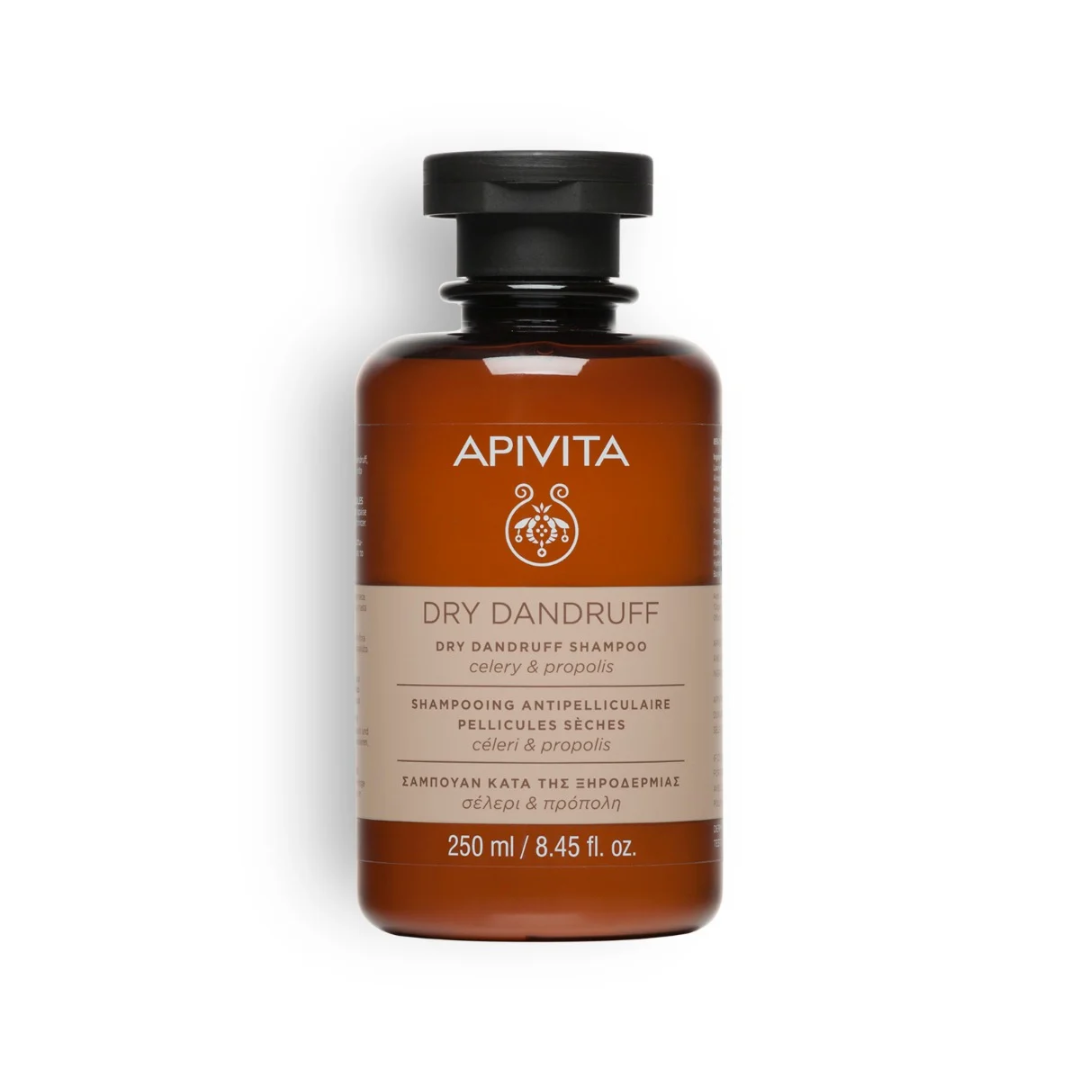 Slika proizvoda APIVITA Dry Dandruff šampon protiv suhe peruti 250ml iz online apoteke Moja Farmacija - BIH