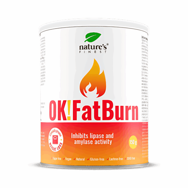 Slika proizvoda NATURE'S FINEST OK! Fatburn  za sagorijevanje masti 150g iz online apoteke Moja Farmacija - BIH