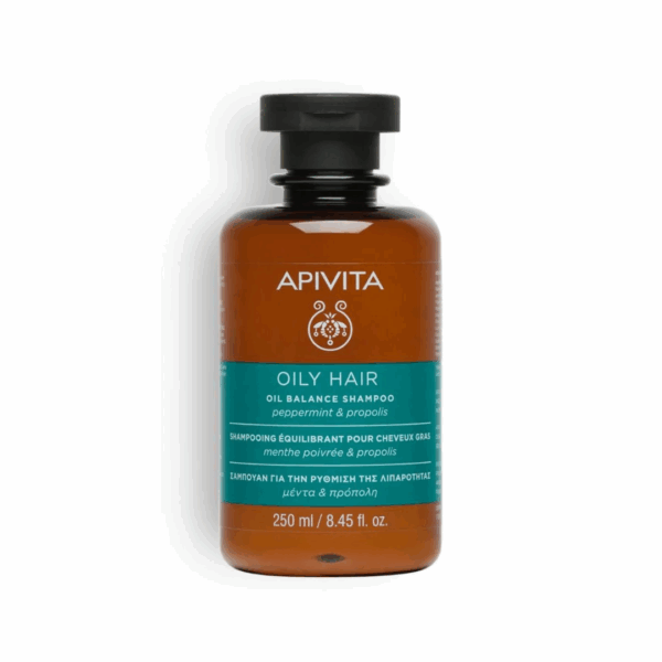Slika proizvoda APIVITA Oil balance šampon za masnu kosu 250ml iz online apoteke Moja Farmacija - BIH