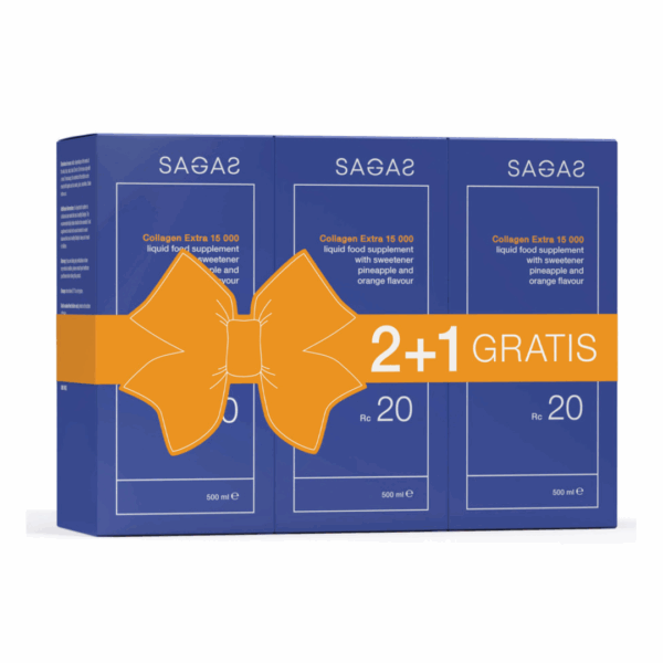 Slika proizvoda SAGAS Rc 20 Collagen Extra 15 000 500ml 2+1 GRATIS iz online apoteke Moja Farmacija - BIH