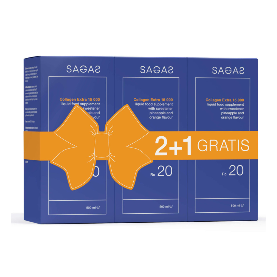 Slika proizvoda SAGAS Rc 20 Collagen Extra 15 000 500ml 2+1 GRATIS iz online apoteke Moja Farmacija - BIH