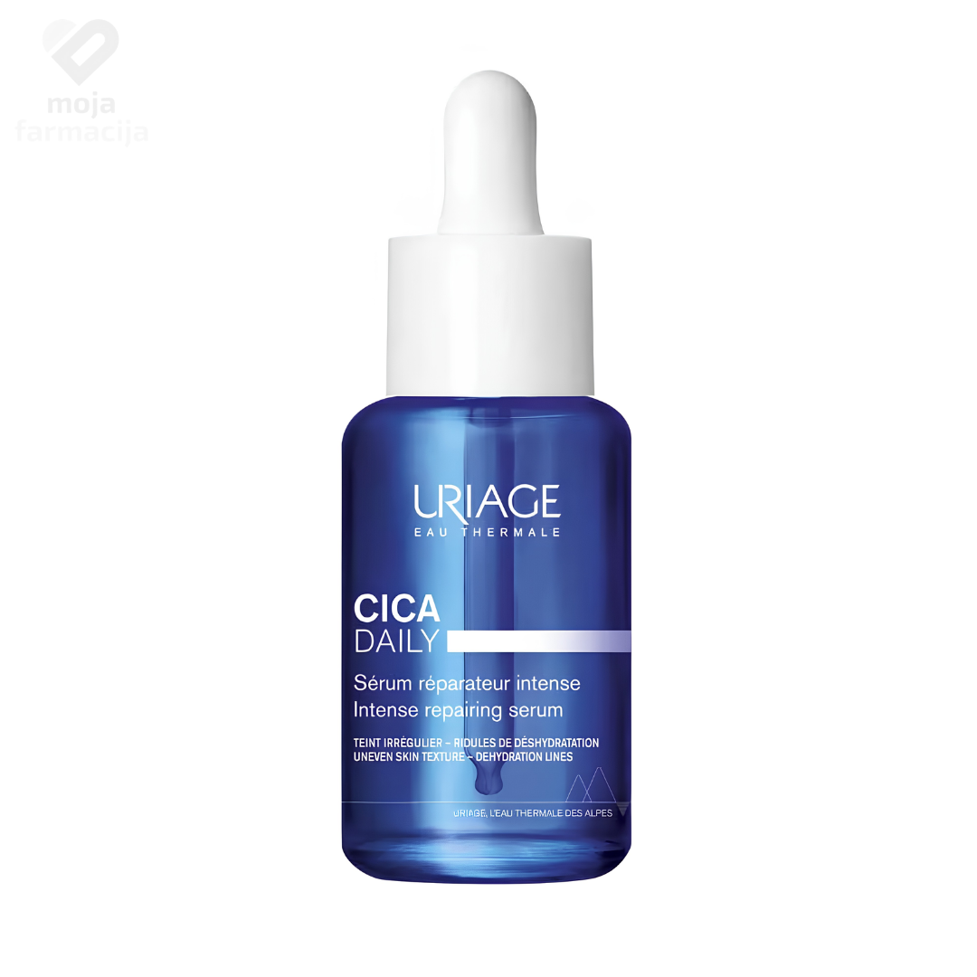 Uriage Bariéderm CICA Daily Serum 30ml visokokoncentrovani serum sa prebioticima, dipeptidima i centelom za dubinsku obnovu kože lica