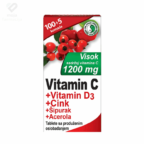 Vitamin C+Vitamin D3+Cink+šipurak+acerola