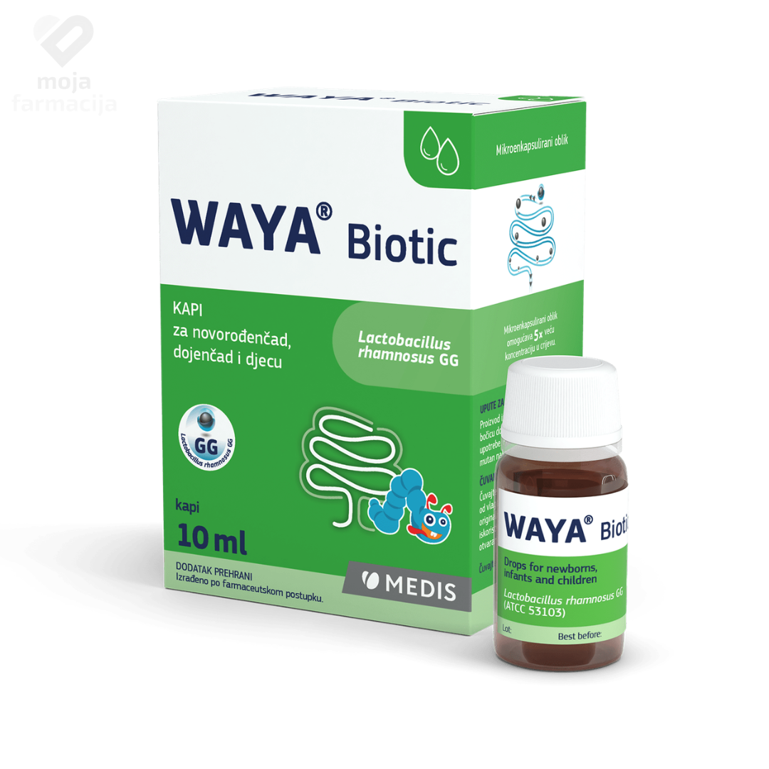 WAYA Biotic kapi za novorođenčad i dojenčad sa Lactobacillus rhamnosus GG