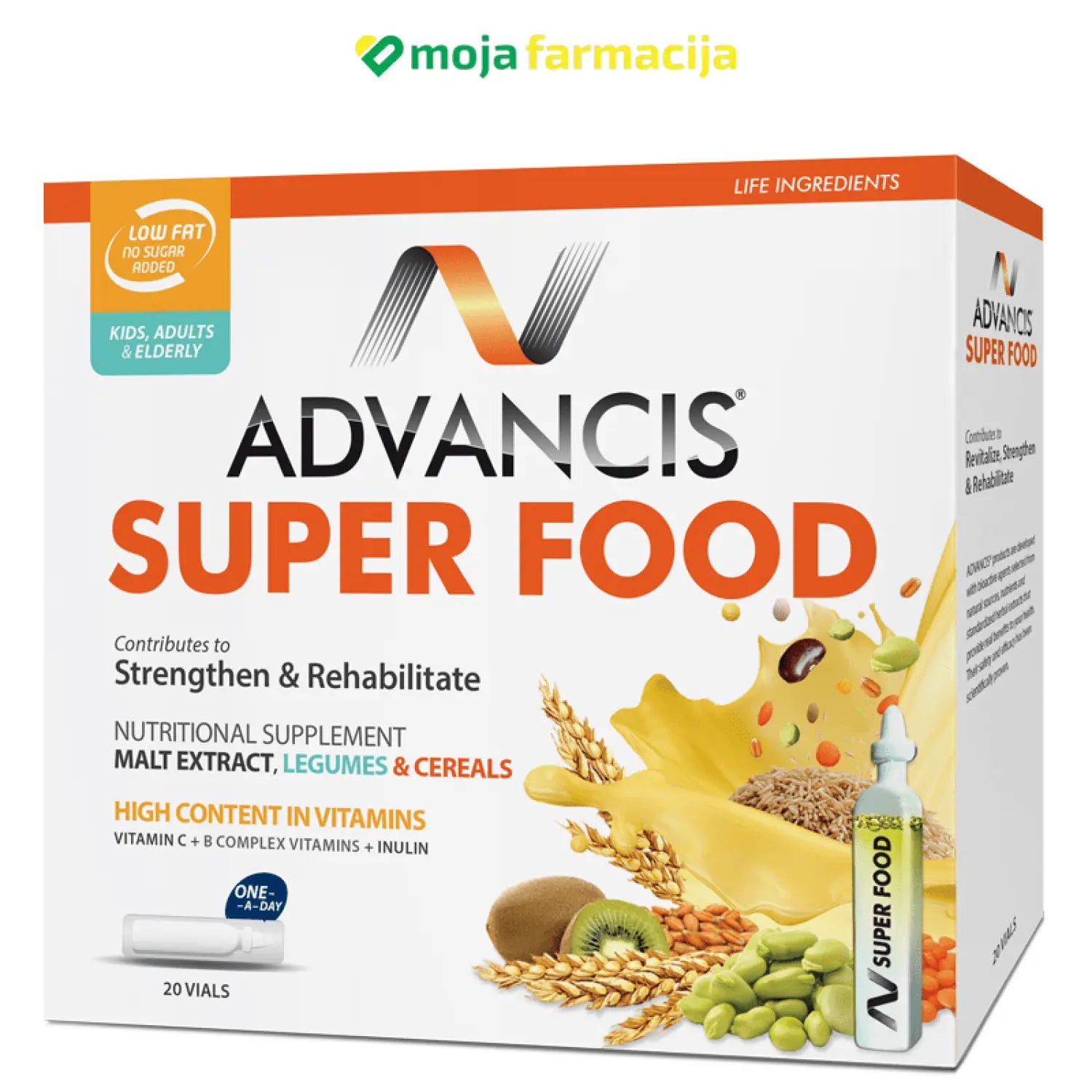 Slika proizvoda Advancis Super food flakoni iz online apoteke Moja Farmacija - BIH