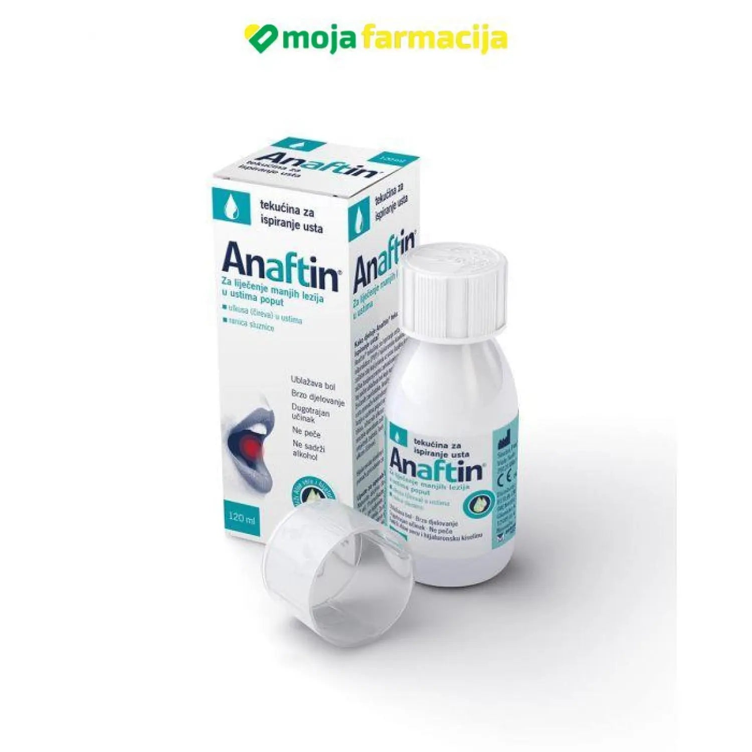 Slika proizvoda Anaftin rastvor za ispiranje usta 3% iz online apoteke Moja Farmacija - BIH