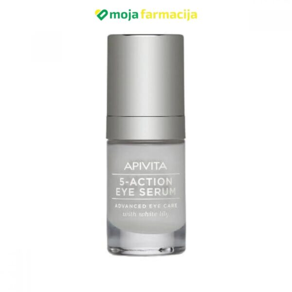 Slika proizvoda APIVITA 5 Action intenzivni serum za područje oko očiju 15ml iz online apoteke Moja Farmacija - BIH