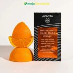 Slika proizvoda APIVITA Express Beauty Maska za sjaj i revitalizaciju kose sa narančom iz online apoteke Moja Farmacija - BIH