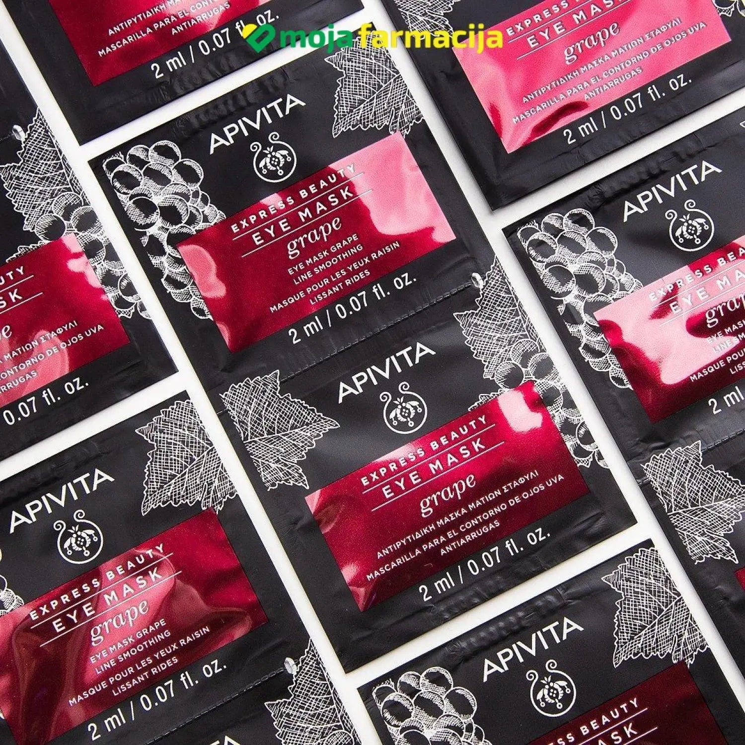 Slika proizvoda APIVITA maska za lice grožđe iz online apoteke Moja Farmacija - BIH