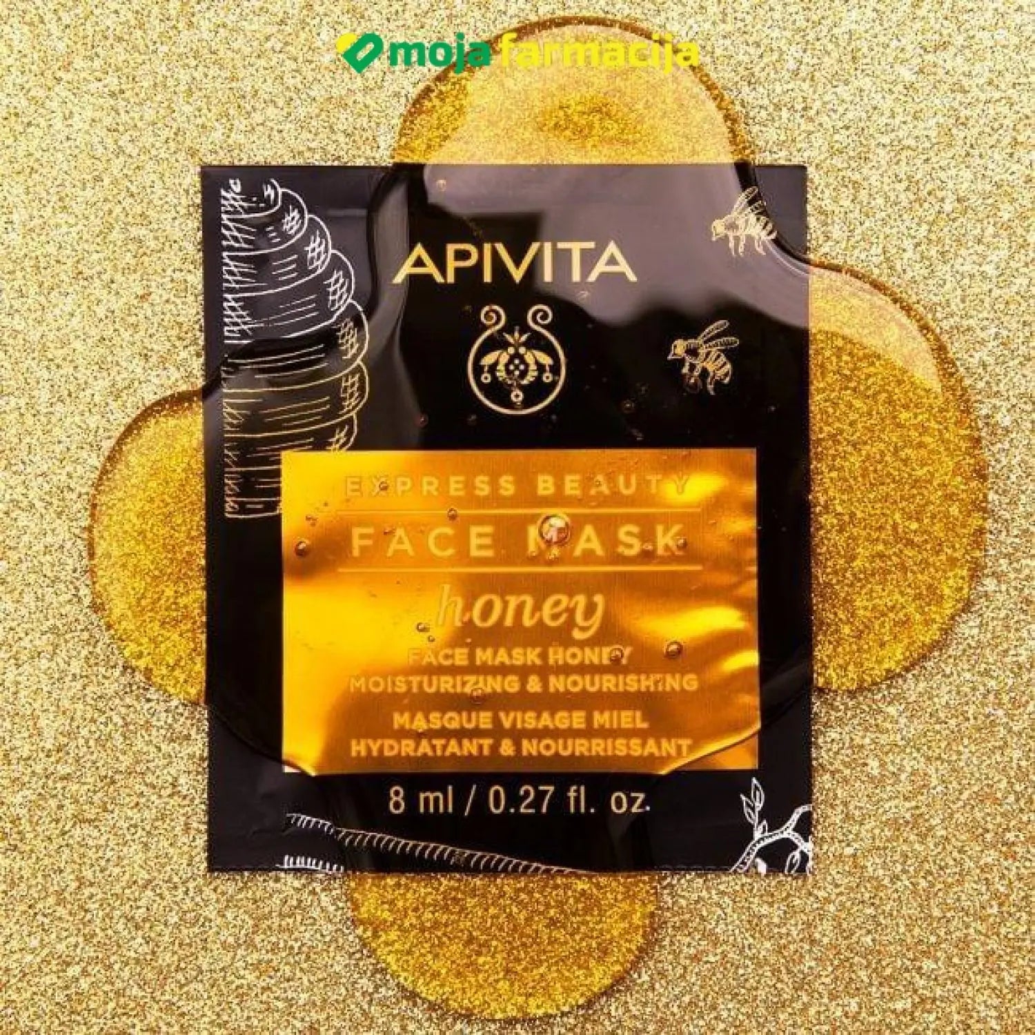 Slika proizvoda Apivita maska za lice med iz online apoteke Moja Farmacija - BIH