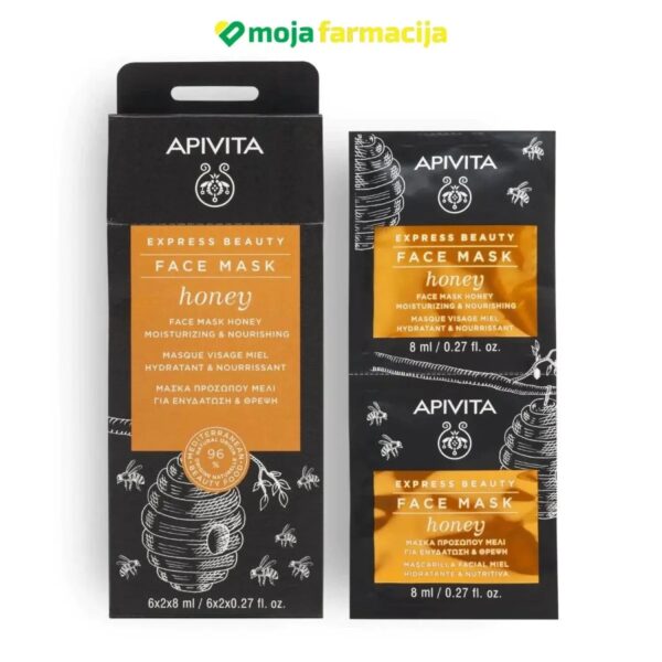 Slika proizvoda Apivita maska za lice med iz online apoteke Moja Farmacija - BIH