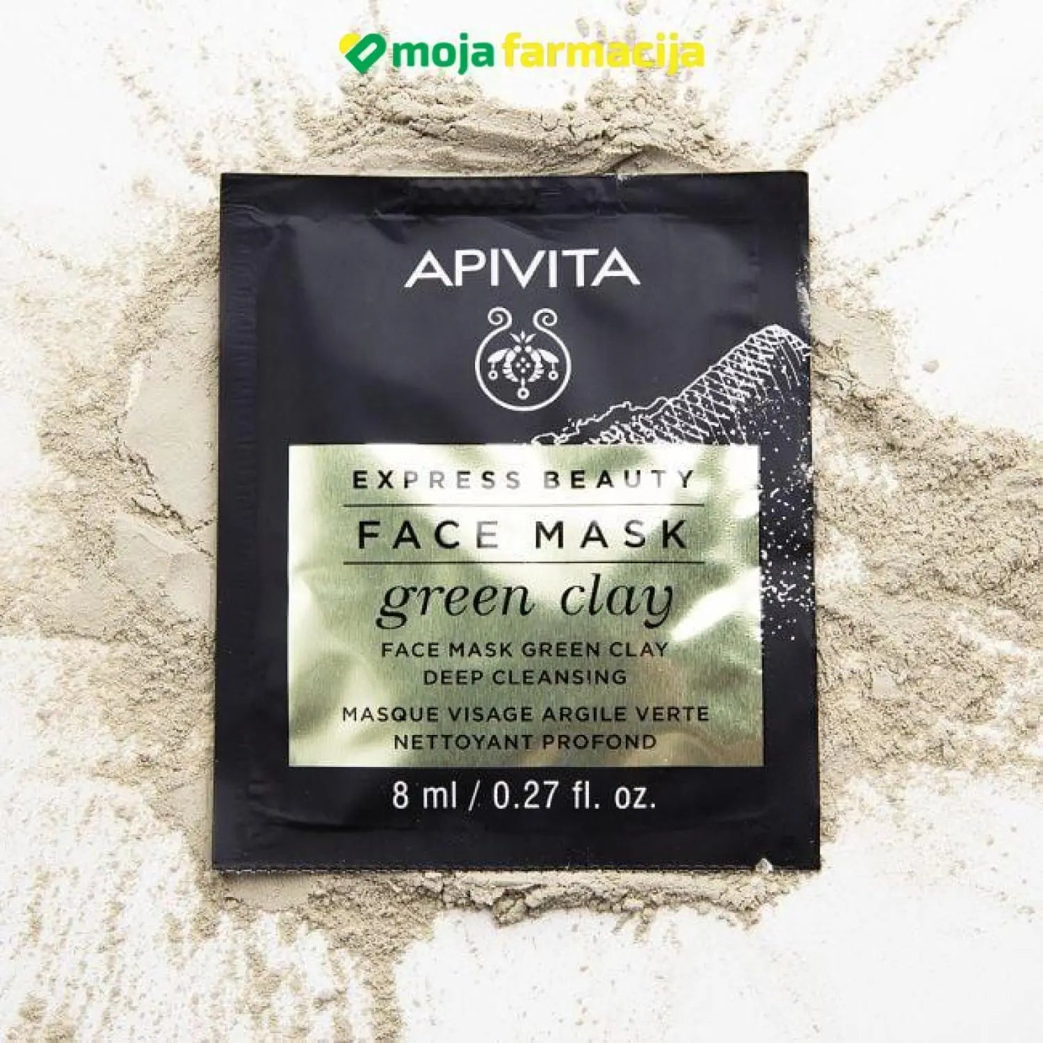Slika proizvoda Apivita maska za lice zelena glina iz online apoteke Moja Farmacija - BIH