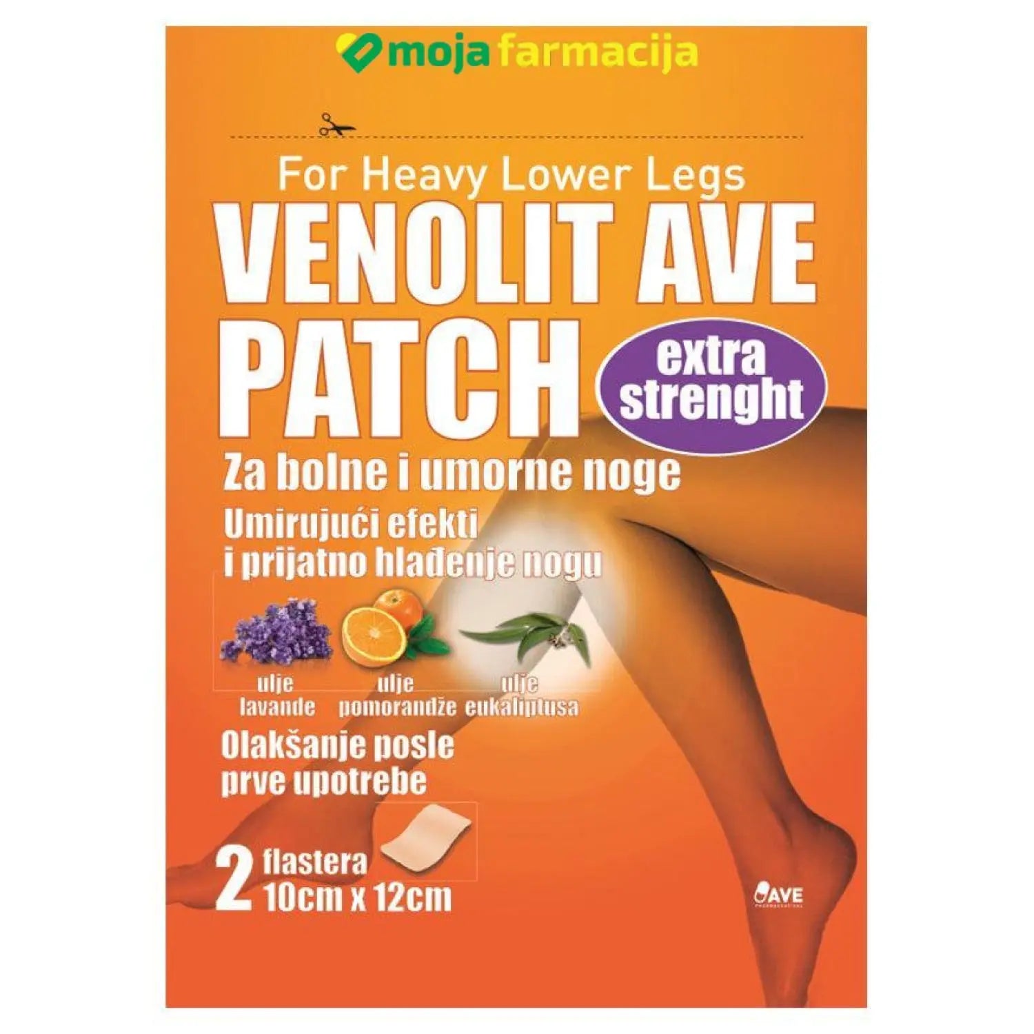 Slika proizvoda Ave Patch Venolit flaster za bolne i umorne noge iz online apoteke Moja Farmacija - BIH