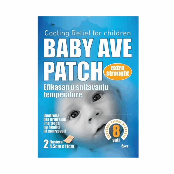 Slika proizvoda AVE PATCH Baby flaster za snižavanje  temperature iz online apoteke Moja Farmacija - BIH