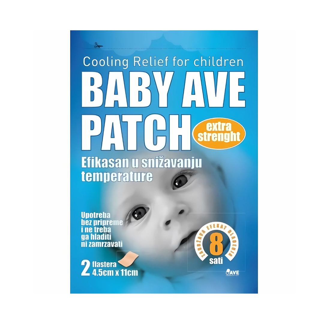 Slika proizvoda AVE PATCH Baby flaster za snižavanje  temperature iz online apoteke Moja Farmacija - BIH