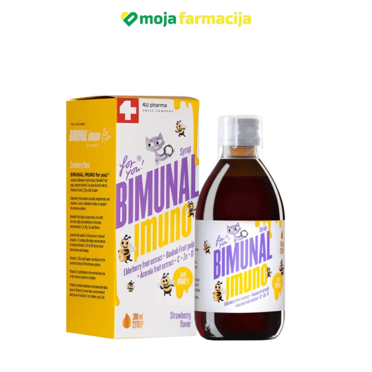 4U PHARMA Bimunal Immuno sirup | Moja Farmacija