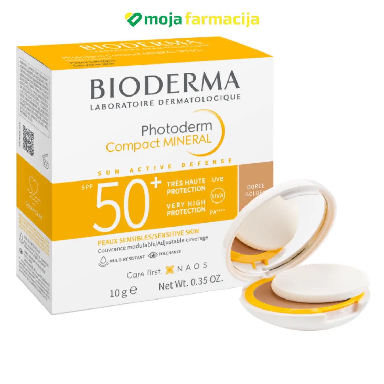 Slika proizvoda BIODERMA Photoderm compact mineral tonirani puder tamnija nijansa SPF50+ iz online apoteke Moja Farmacija - BIH