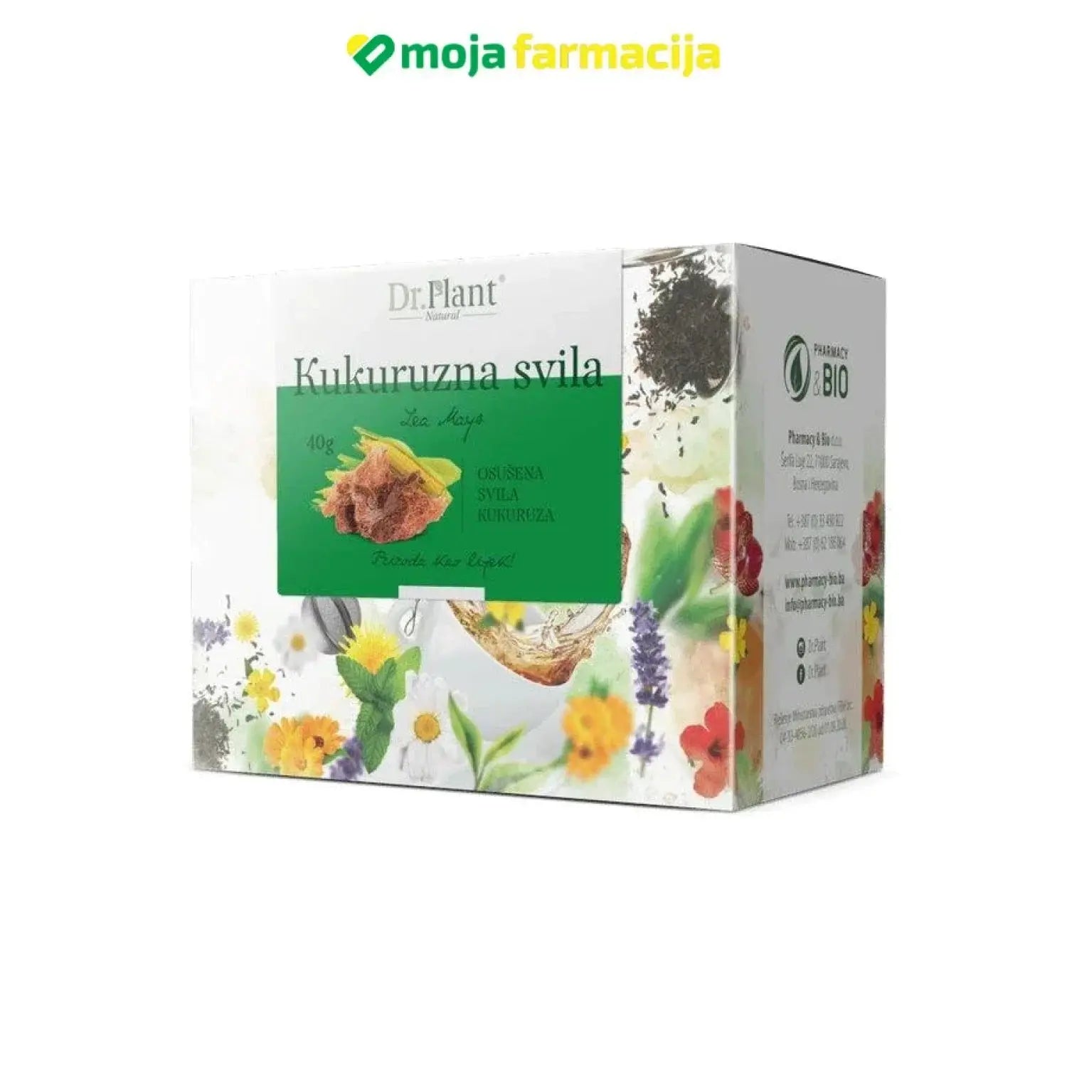 Slika proizvoda Dr.PLANT Čaj kukuruzna svila (Zea Mays) iz online apoteke Moja Farmacija - BIH