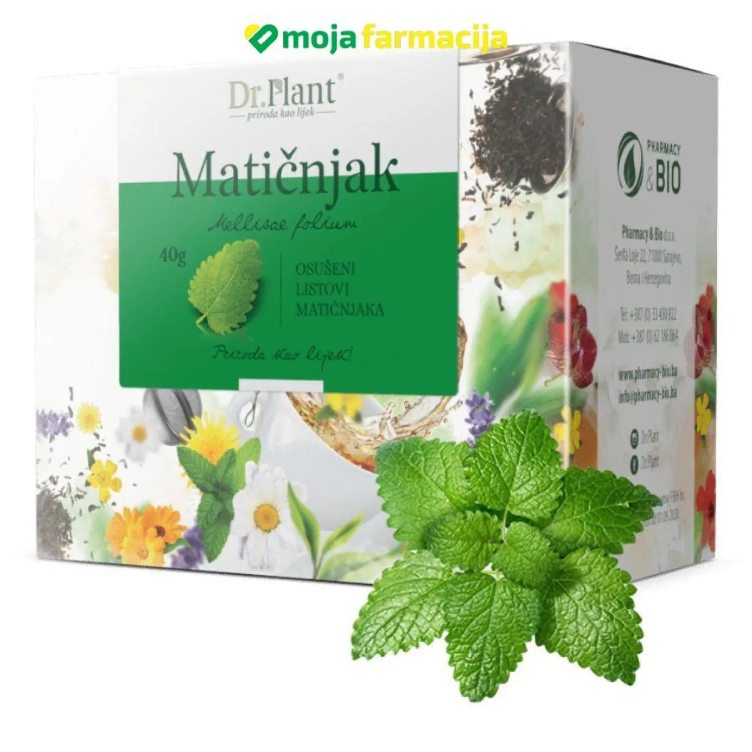 Slika proizvoda Dr.PLANT Čaj matičnjak iz online apoteke Moja Farmacija - BIH