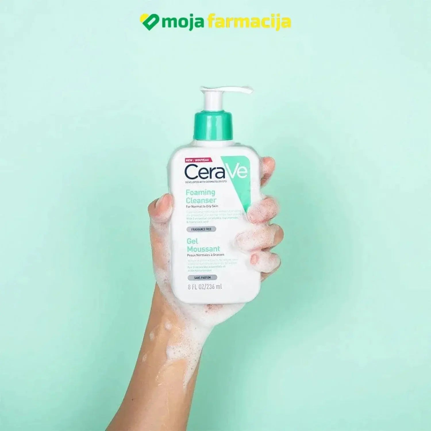 Slika proizvoda CeraVe Pjenušavi gel za čišćenje iz online apoteke Moja Farmacija - BIH