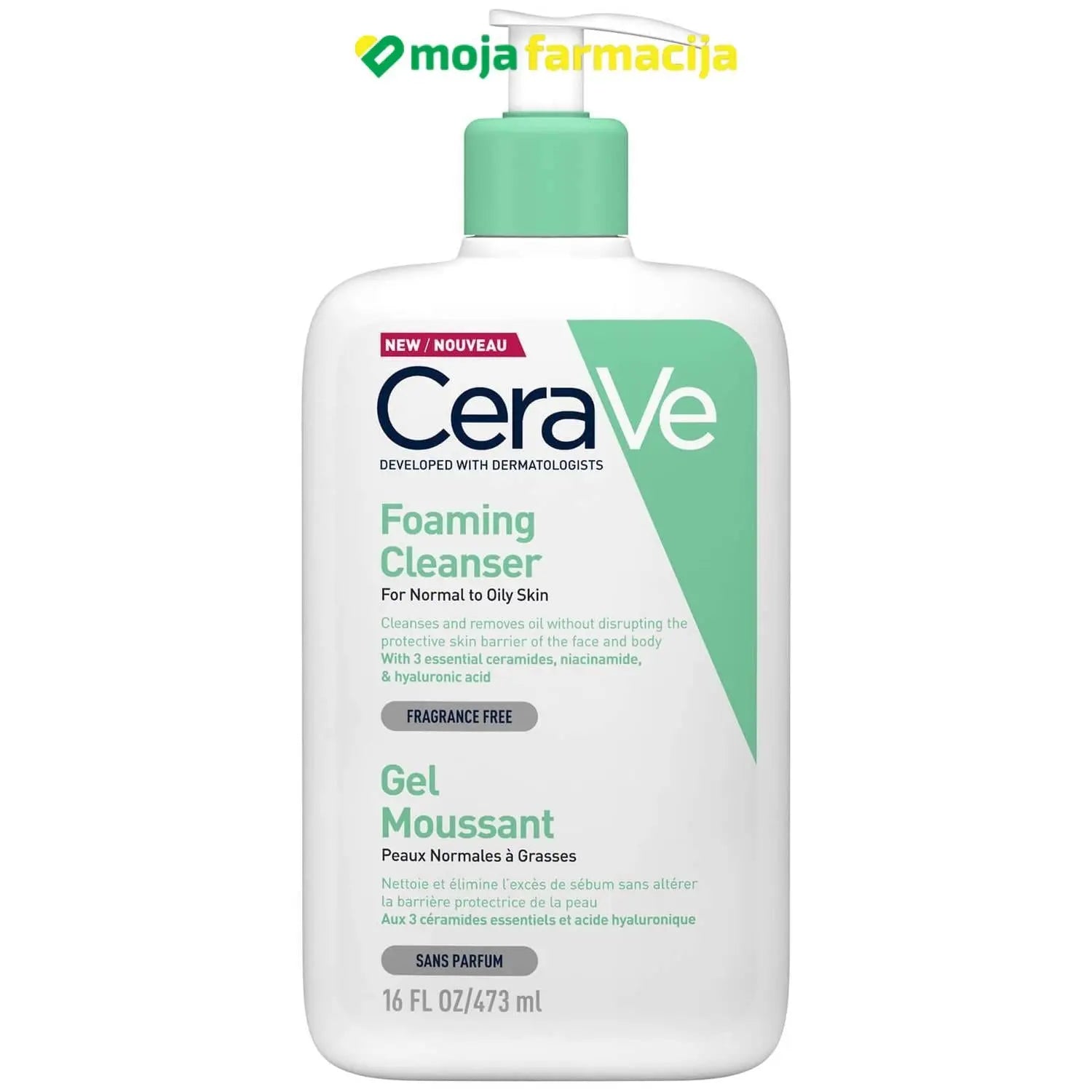 Slika proizvoda CeraVe Pjenušavi gel za čišćenje iz online apoteke Moja Farmacija - BIH
