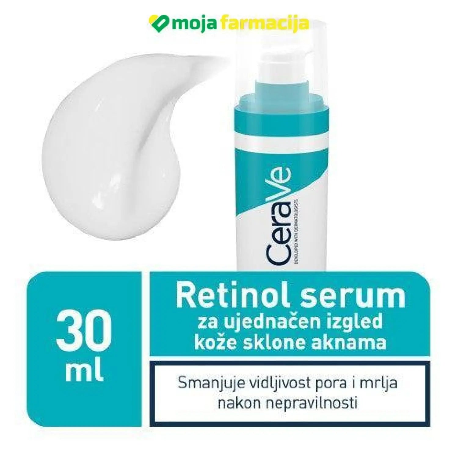 Slika proizvoda CeraVe Retinol serum za obnavljanje kože iz online apoteke Moja Farmacija - BIH