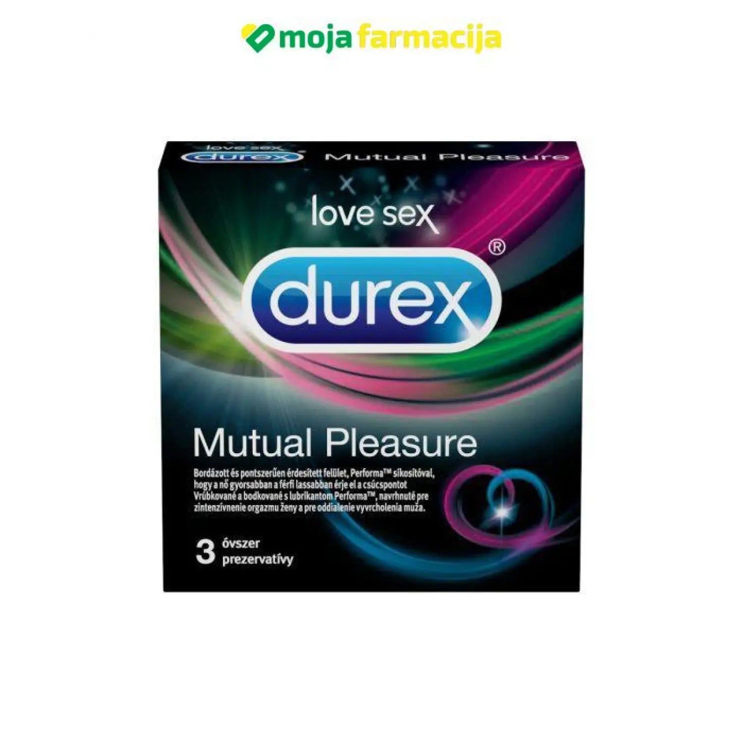 Slika proizvoda DUREX Mutual pleasure iz online apoteke Moja Farmacija - BIH