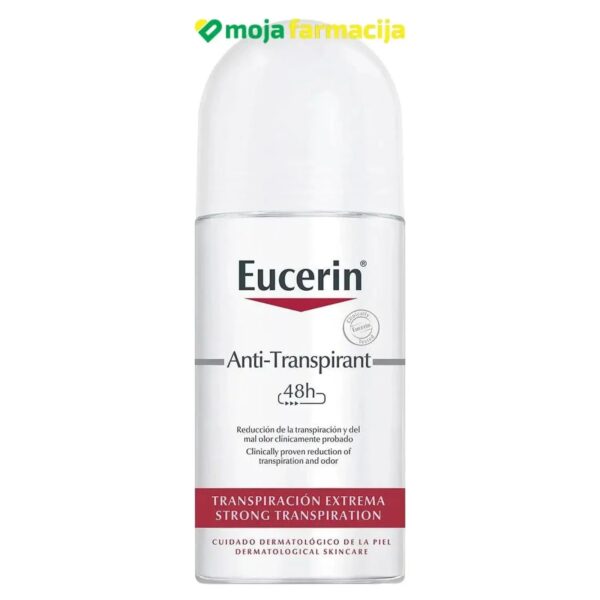 Slika proizvoda Eucerin DEO Roll-on antitranspirant 50ml iz online apoteke Moja Farmacija - BIH
