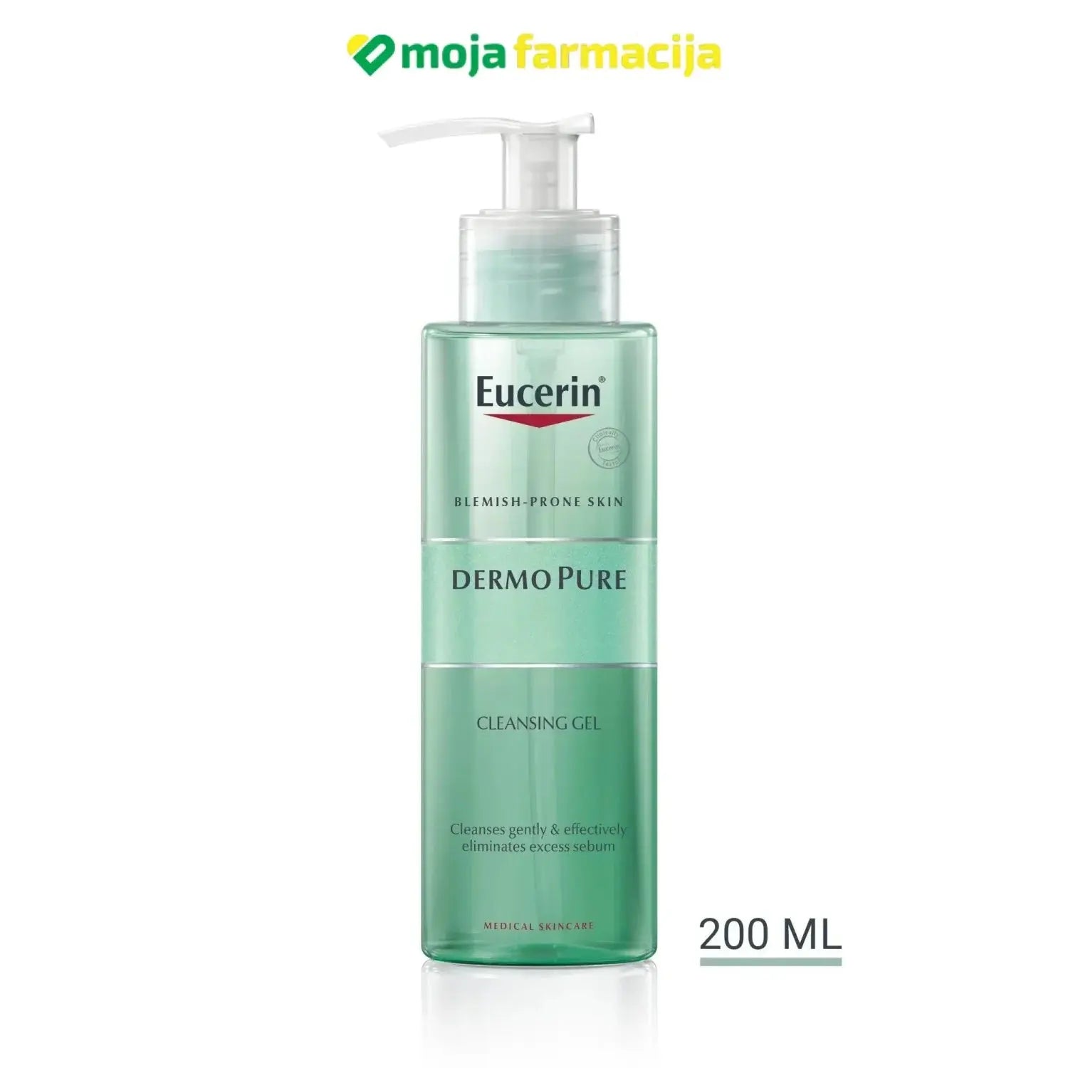 Slika proizvoda Eucerin DERMOPURE Gel za čišćenje lica 400ml iz online apoteke Moja Farmacija - BIH
