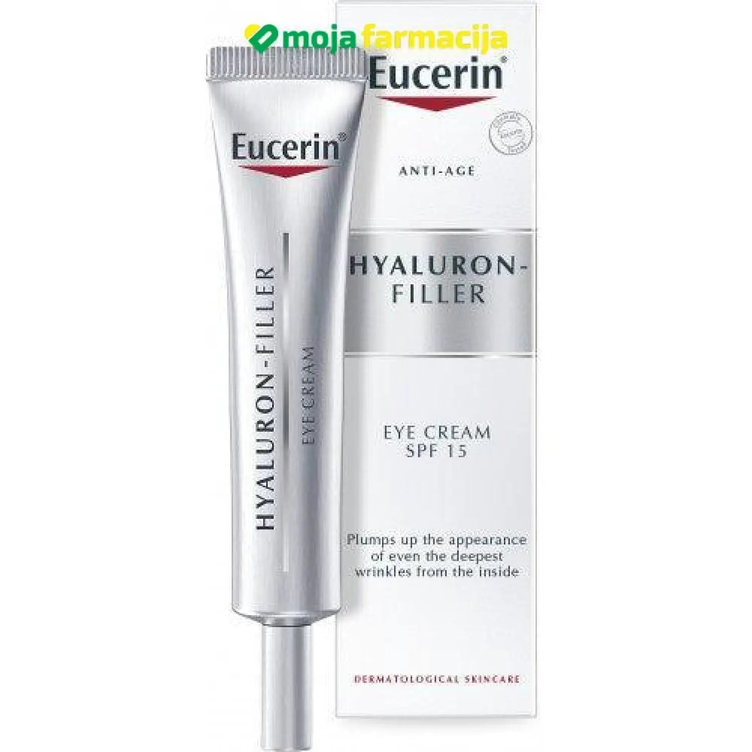 Slika proizvoda Eucerin HYALURON-FILLER Krema za područje oko očiju SPF15 15ml iz online apoteke Moja Farmacija - BIH