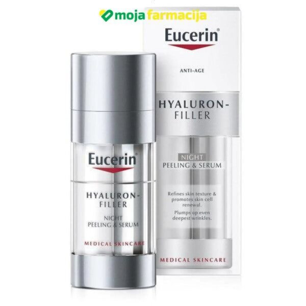 Slika proizvoda Eucerin HYALURON-FILLER noćni piling i serum 2x15ml iz online apoteke Moja Farmacija - BIH