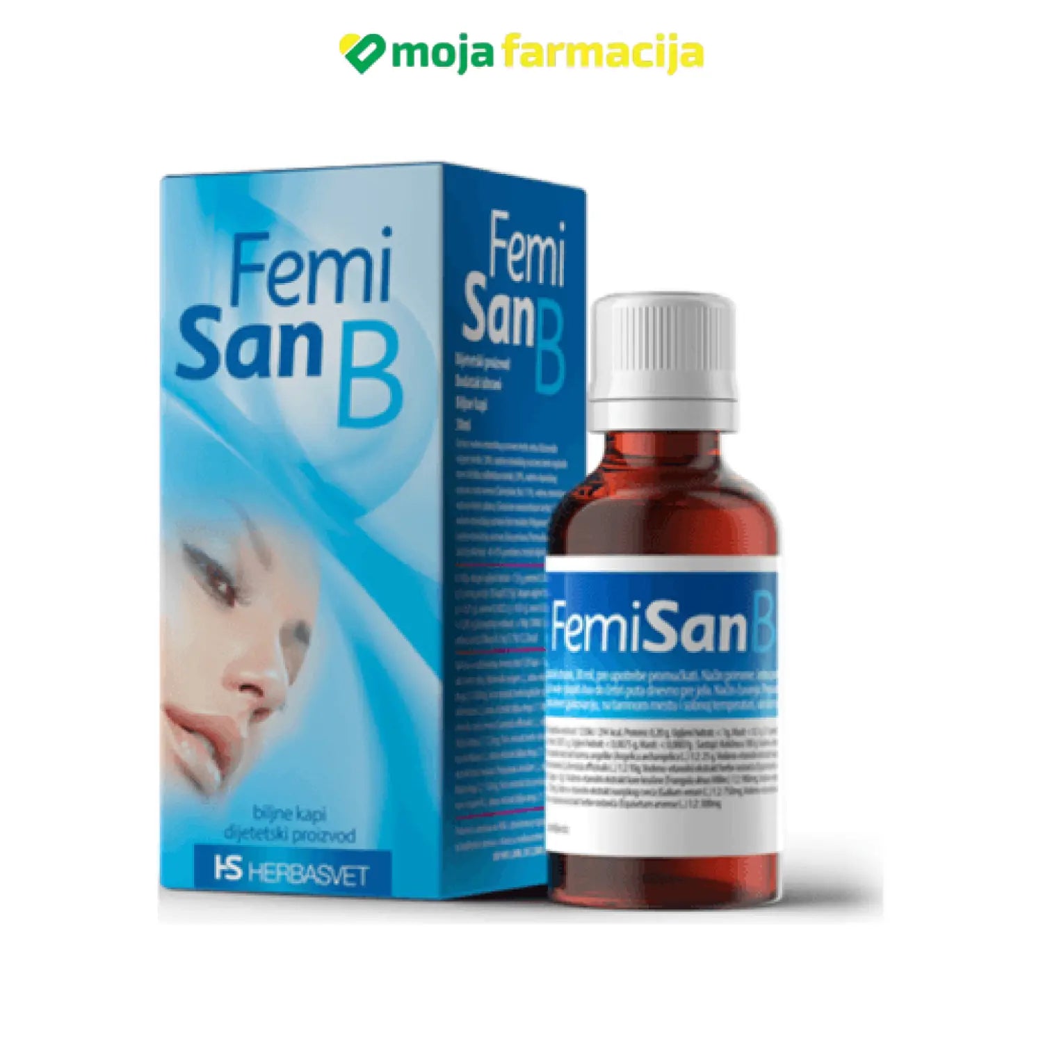 Slika proizvoda Femisan B kapi iz online apoteke Moja Farmacija - BIH