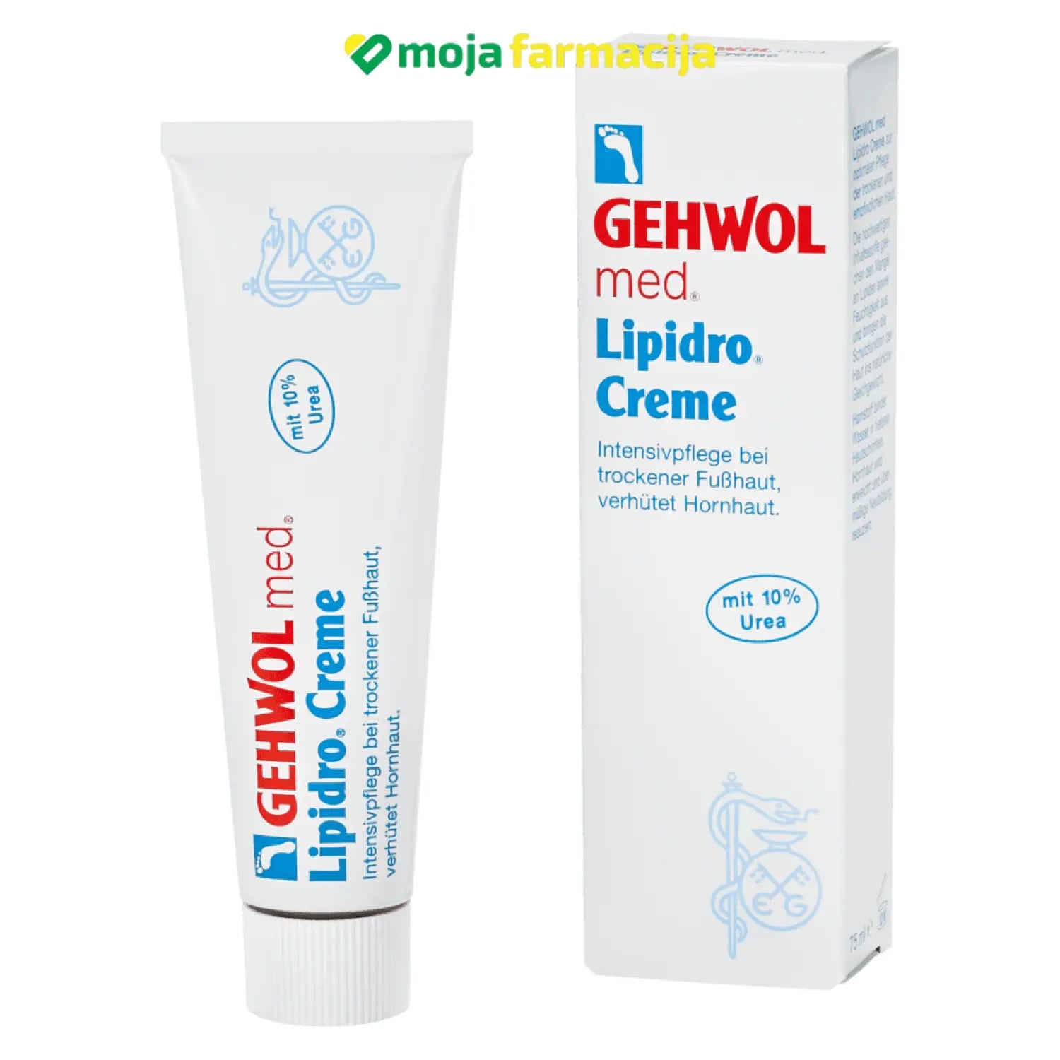 Slika proizvoda GEHWOL Lipidro krema za suhu i ispucalu kožu stopala iz online apoteke Moja Farmacija - BIH