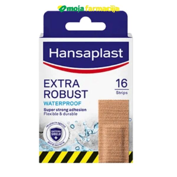 Slika proizvoda HANSAPLAST Extra Robust 16 flastera iz online apoteke Moja Farmacija - BIH