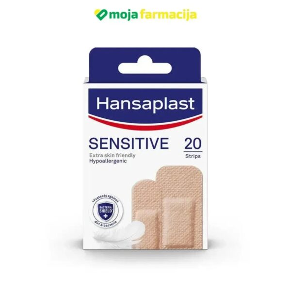 Slika proizvoda HANSAPLAST Sensitive 20 flastera iz online apoteke Moja Farmacija - BIH