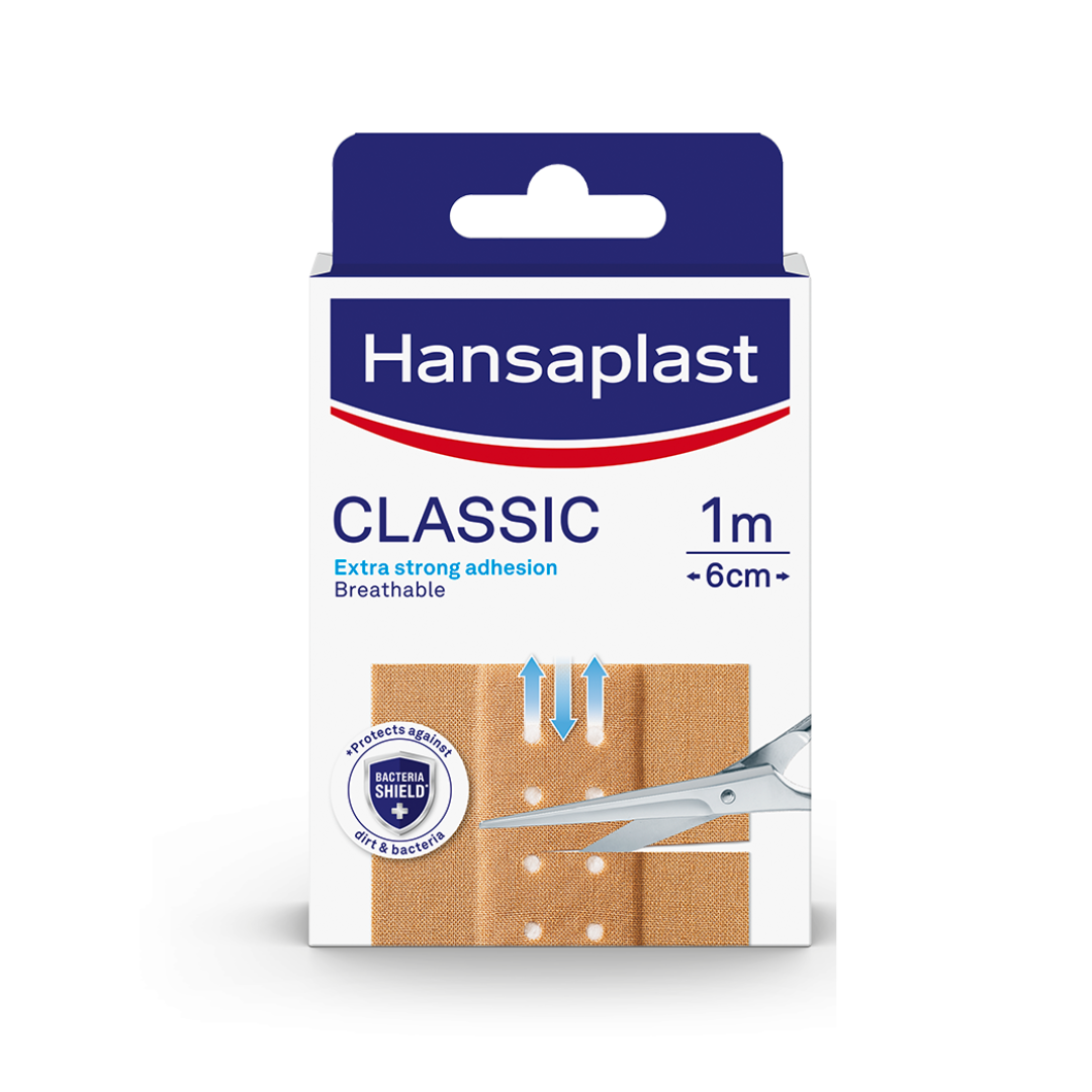 Slika proizvoda HANSAPLAST Classic Flaster 1m x 6cm iz online apoteke Moja Farmacija - BIH