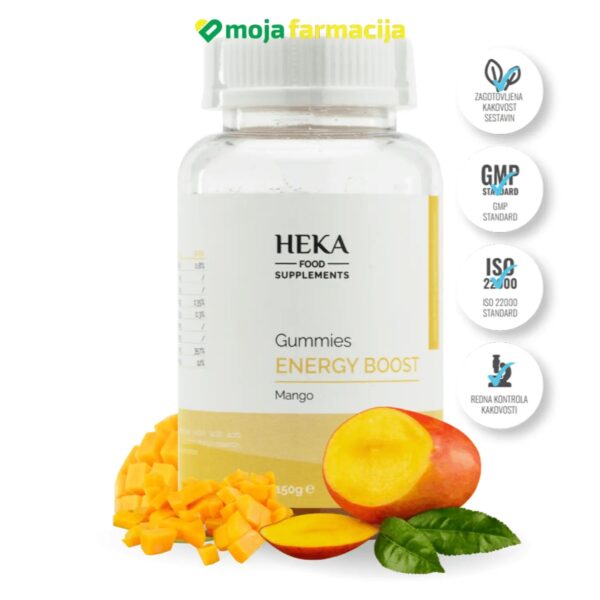Slika proizvoda HEKA Gummies za energiju iz online apoteke Moja Farmacija - BIH