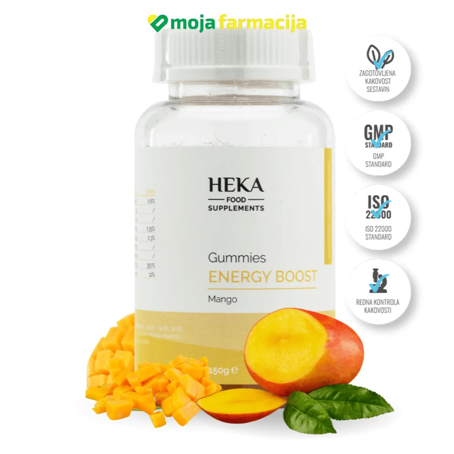 Slika proizvoda HEKA Gummies za energiju iz online apoteke Moja Farmacija - BIH